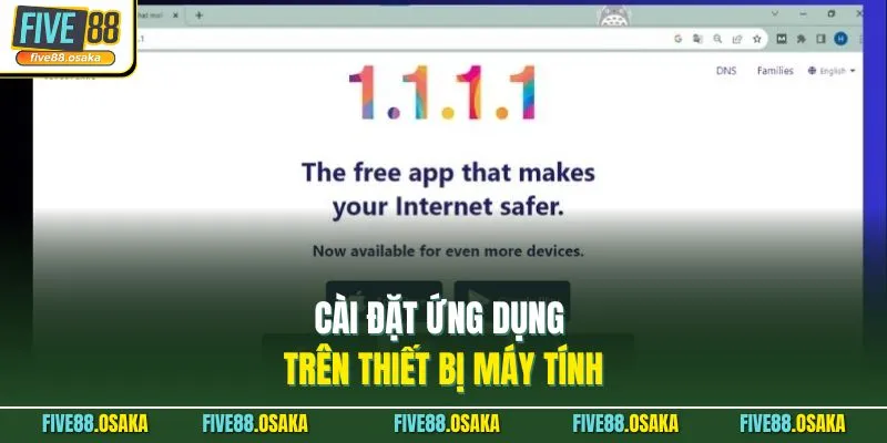 Cài đặt ứng dụng trên thiết bị máy tính